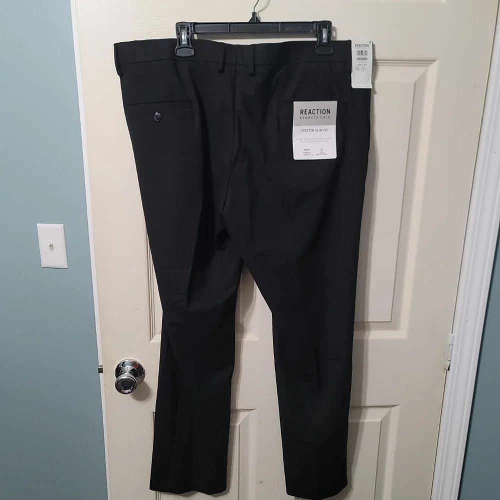 Kenneth Cole Flex‎ Slim Fit Solid Performance Dress Pants Men's 40x30 NWT